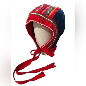 NorCap Sami Traditional Norwegian Baby Hat Saami Lapland Vintage